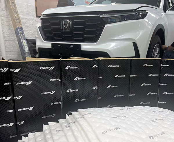 Latest company case about Honda CRV whole car soundproofing construction case