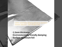2.5mm Automobile damping pad/glossy aluminum vibration reduction / Anti Vibration Mat