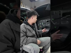 2.5mm automobile square embossed vibration reduction pad / Automotive Sound And Heat Insulation / Ca