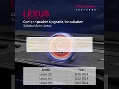 Vehicle-Specific Audio / Vehicle-Specific Audio / Center Speaker/Central Speaker / Center-Mounted Instrument Cluster / Altimeter / Multi-Information Display(MID) / Plug&Play Speaker / Factory