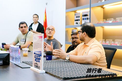 latest company news about Overseas Partners and GRAN TURISMO Agents Visit for In-Depth Technical Collaboration