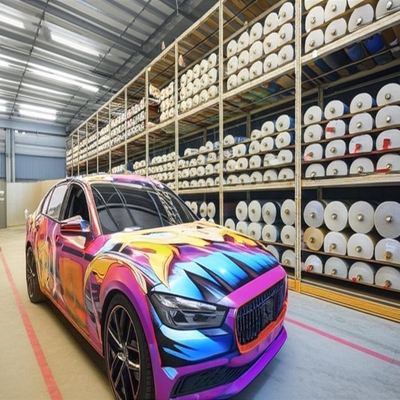 Car Color Change Wrap / Color Wrap Film / Car Wrap / Car Wrap Art / Automotive Art Wrap / Paint Protection Film (PPF) / Custom Car Wrap Service / Cartoon-Themed Car Wrap / Artistic Car Wrap factory