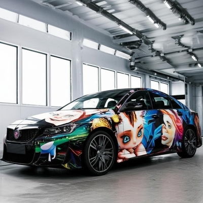 Trendy & Social / Visual Impact / Value / Pop Culture / Car Color Change Wrap / Color Wrap Film / Car Wrap / Car Wrap Art / Custom Art Vehicle Wrap factory