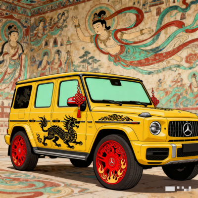 Custom Art Car Wrap Film 3M Vinyl for Automotive Expression
