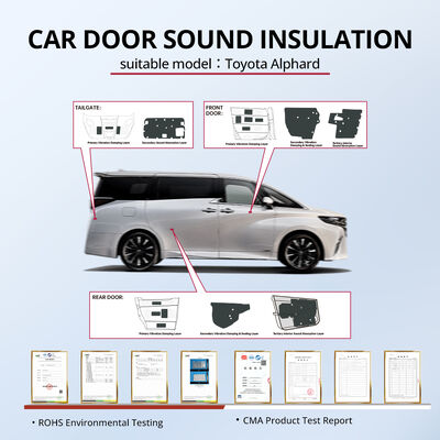 Toyota Alphard Car Door Sound Insulation Kit / Vehicle audio factory /  direct-fit / plug and play speakers / Customized sound insulation solution