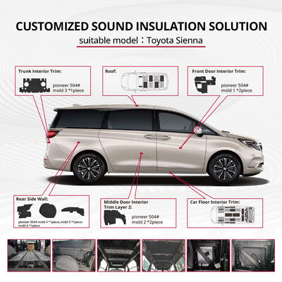 Good price Toyota Sienna Sound Insulation Kit with Full-Car Noise Reduction Premium Pioneer Materials for Sienna online