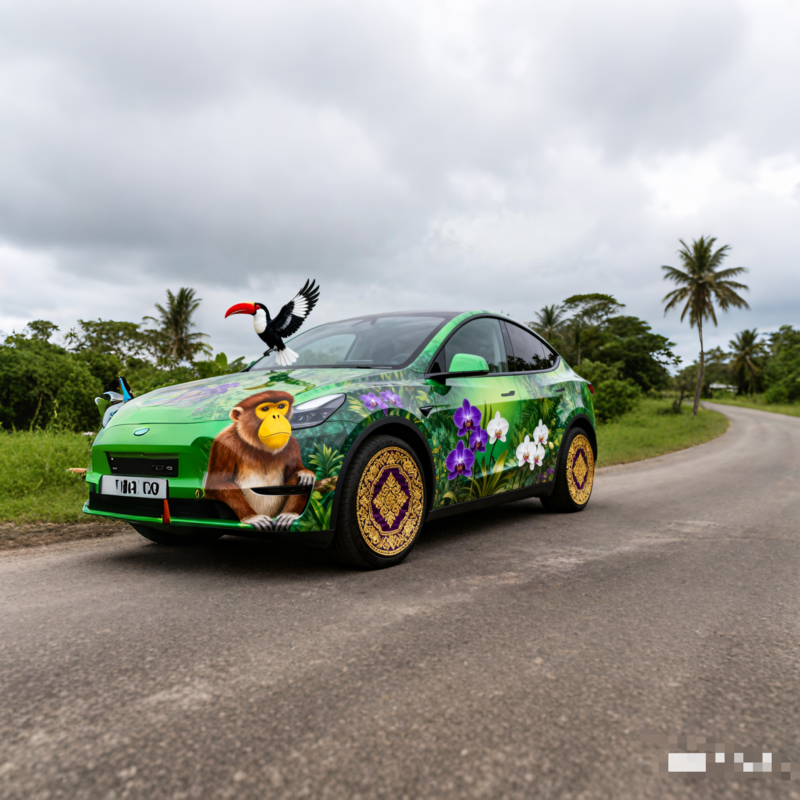 Car Color Change Wrap / Color Wrap Film / Car Wrap / Car Wrap Art / Automotive Art Wrap / Paint Protection Film (PPF) / Custom Car Wrap Service / Cartoon-Themed Car Wrap / Artistic Car Wrap factory