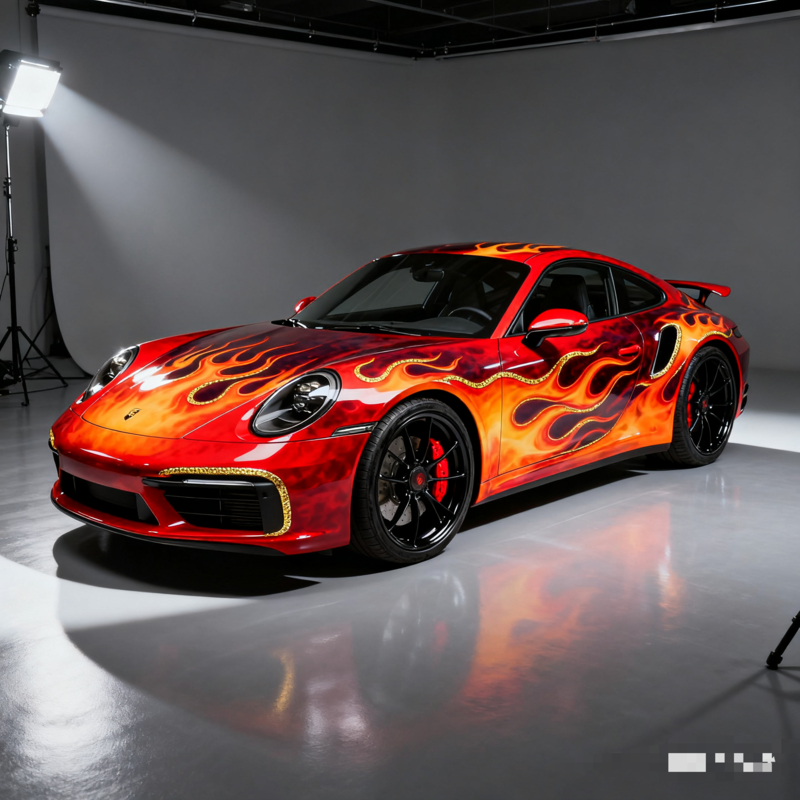 Trendy & Social / Visual Impact / Value / Pop Culture / Car Color Change Wrap / Color Wrap Film / Car Wrap / Car Wrap Art / Cartoon-Themed Car Wrap / Automotive Art Wrap factory